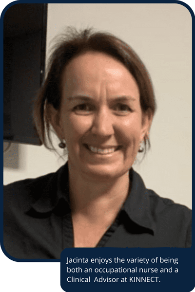 Occupational Health Nurse & Clinical Advisor Jacinta Smalley