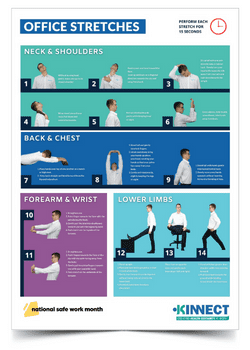 Office Stretches Poster