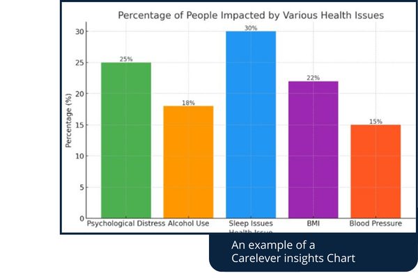 An example of an Insights Report from Carelever